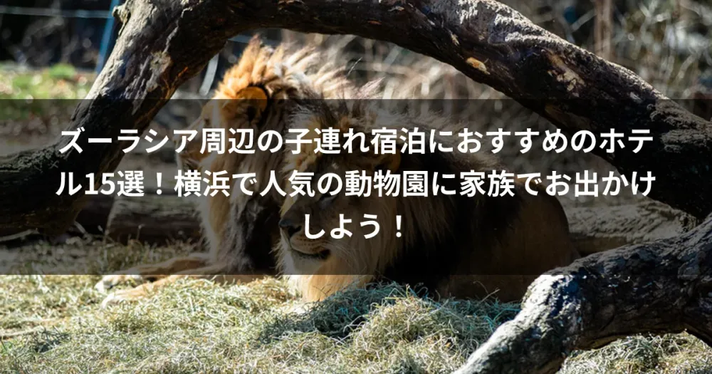 ズーラシア周辺の子連れ宿泊におすすめのホテル15選！横浜で人気の動物園に家族でお出かけしよう！